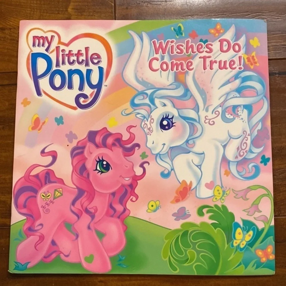 My Little Pony 2 Book Lot Look & Find + G3 Wishes Do Come True 2004